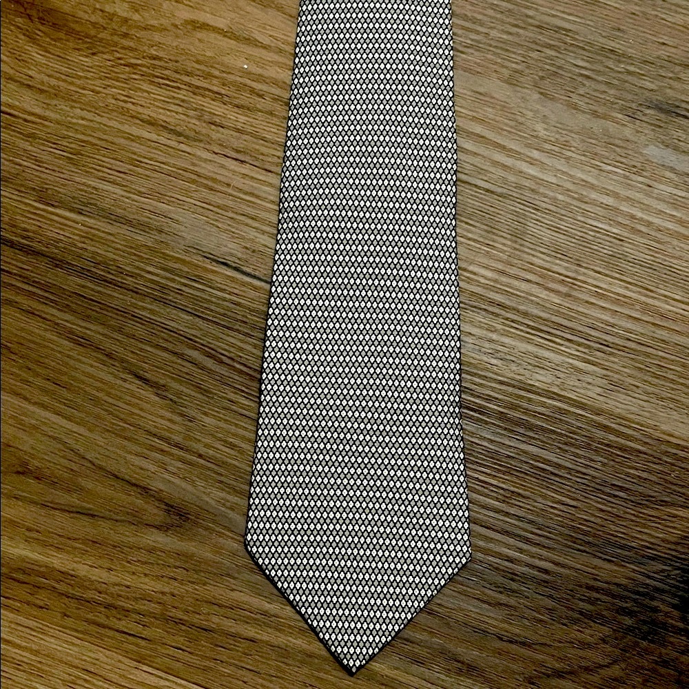 Tommy Hilfiger Navy and Tan Men’s Tie